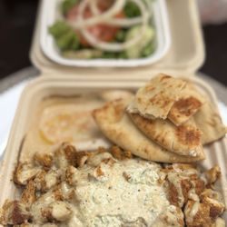 Falafel Corner - Chicken Platter* (comes with salad)