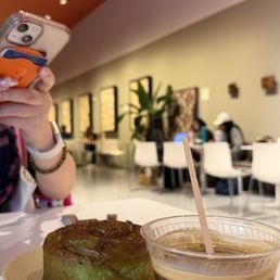 Pandan Coconut Swirl