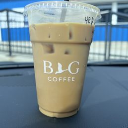 Iced lavender vanilla latte! Iced lavender vanilla latte!