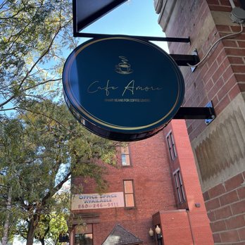 Cafe Amore - The sign outside - Coffee & Tea Near Me - Hartford, Connecticut