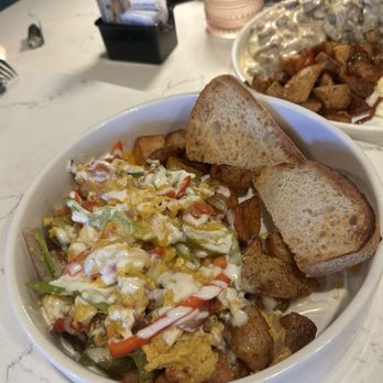 Toast Kitchen & Bar - Spanish Scramble ($19) - Breakfast & Brunch Near Me - Brea, California Toast Kitchen & Bar - Spanish Scramble ($19) - Breakfast & Brunch Near Me - Brea, California
