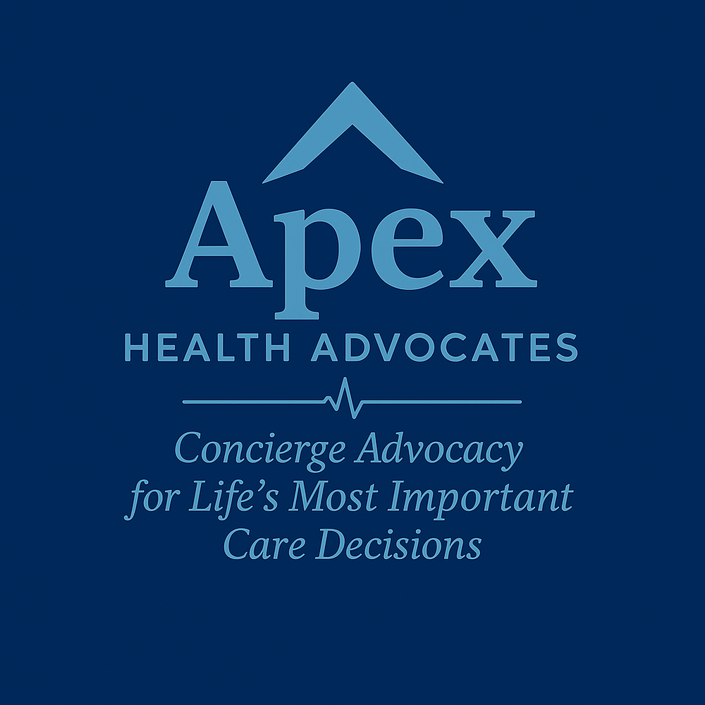APEX HEALTH ADVOCATES Updated September 2025 Request Consultation