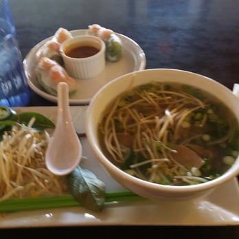 Sprout's Springroll & Pho - Beef pho and traditional spring rolls. It's good. - Vietnamese Near Me - Arlington, Texas
