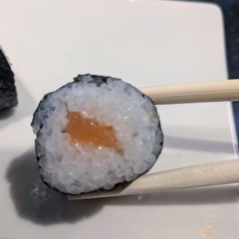 Kemuri - Wild Salmon Roll with lots of rice - Sushi Bars Near Me - Little Rock, Arkansas