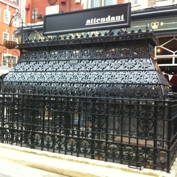 The Attendant - Look out for this... Attendant's slickly re-painted new entrance. - Coffee & Tea Near Me - London, XGL The Attendant - Look out for this... Attendant's slickly re-painted new entrance. - Coffee & Tea Near Me - London, XGL