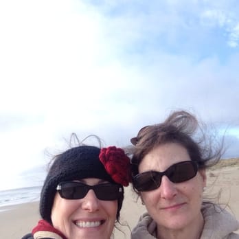 Cafe Reyes - Here's my aunt Teri and I on the Limantour Beach @ 20 min away from the restaurant - Pizza Near Me - Point Reyes Station, California Cafe Reyes - Here's my aunt Teri and I on the Limantour Beach @ 20 min away from the restaurant - Pizza Near Me - Point Reyes Station, California