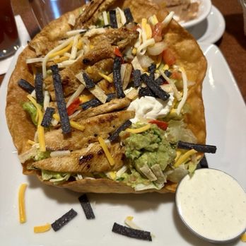 Toro Bravo Maxican Grill - My Tasty Fiesta Salad with grilled chicken and a fresh flakey shell - Mexican Near Me - Klamath Falls, Oregon Toro Bravo Maxican Grill - My Tasty Fiesta Salad with grilled chicken and a fresh flakey shell - Mexican Near Me - Klamath Falls, Oregon