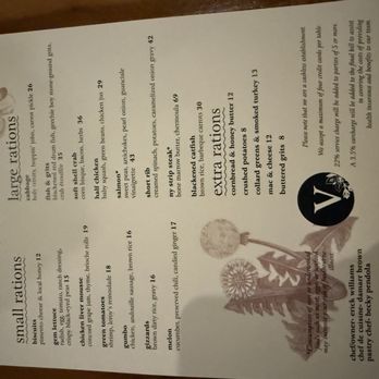 Virtue Restaurant - Food menu - Southern Near Me - Chicago, Illinois