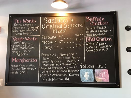 Menu photo 7 Santucci's Original Square Pizza Philadelphia, PA Menu photo 7 Santucci's Original Square Pizza Philadelphia, PA