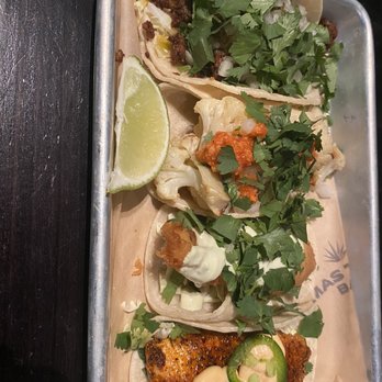 Mas Taco Bar - Impossible Asada, Roasted Cauliflower, Battered Fish & Baja Fish - Breakfast & Brunch Near Me - Folsom, California Mas Taco Bar - Impossible Asada, Roasted Cauliflower, Battered Fish & Baja Fish - Breakfast & Brunch Near Me - Folsom, California