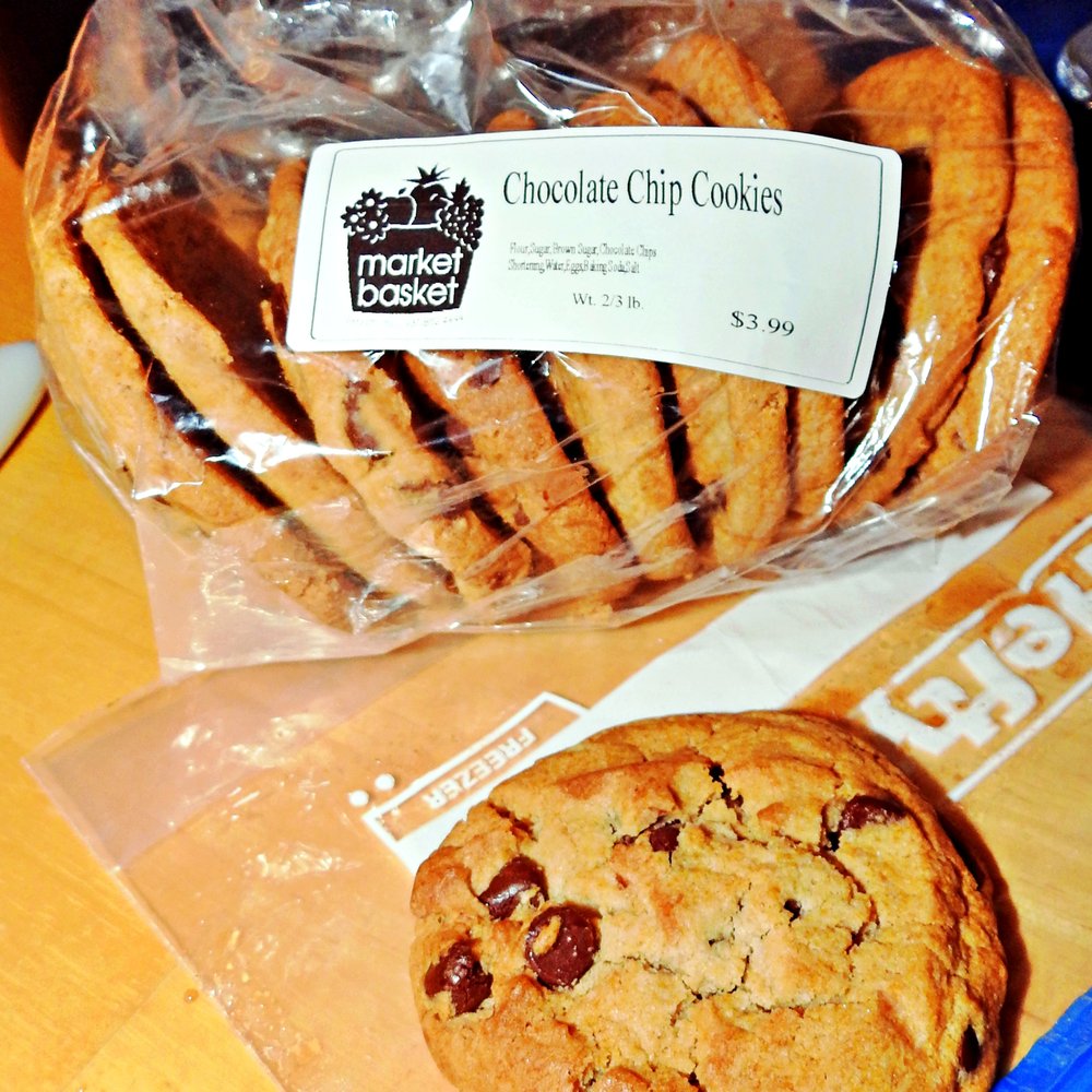 Market Basket - a chocolate chip cookie and a bag of cookies - Fruits & Veggies Near Me - Beulah, Michigan Market Basket - a chocolate chip cookie and a bag of cookies - Fruits & Veggies Near Me - Beulah, Michigan