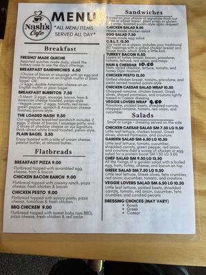 Menu photo 1 Nash's Cafe China, ME