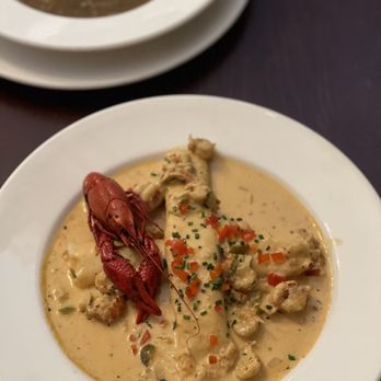 Muriel's Jackson Square - Crawfish & Goat Cheese Crepes - Cajun/Creole Near Me - New Orleans, Louisiana Muriel's Jackson Square - Crawfish & Goat Cheese Crepes - Cajun/Creole Near Me - New Orleans, Louisiana