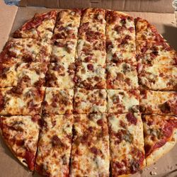 Jimano's Pizzeria - 16" sausage and bacon thin crust