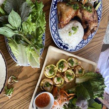 Anh and Chi - Sous vide Shrimp and egg + chicken - Vietnamese Near Me - Vancouver, British Columbia Anh and Chi - Sous vide Shrimp and egg + chicken - Vietnamese Near Me - Vancouver, British Columbia