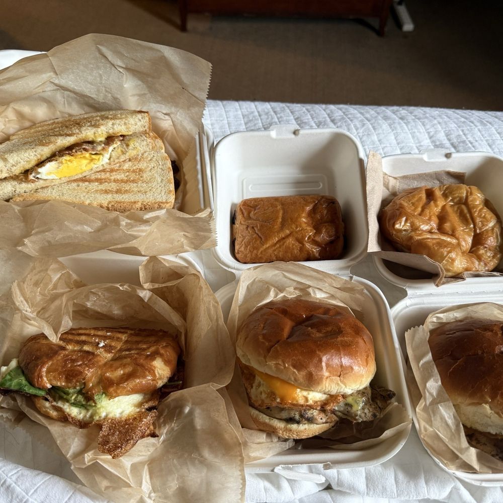 Lumina Coffee - Sourdough sandwich with eggs and bacon, ultimate breakfast sandwich and the elevated sandwich egg, bacon, spinach, arugula and cheese - Coffee & Tea Near Me - Rome, Georgia Lumina Coffee - Sourdough sandwich with eggs and bacon, ultimate breakfast sandwich and the elevated sandwich egg, bacon, spinach, arugula and cheese - Coffee & Tea Near Me - Rome, Georgia
