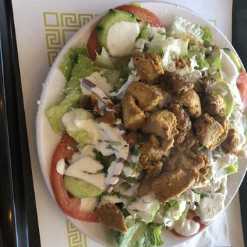 The Golden Olive - 20. Chicken Greek Salad - Mediterranean Near Me - Seattle, Washington The Golden Olive - 20. Chicken Greek Salad - Mediterranean Near Me - Seattle, Washington