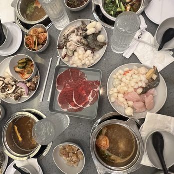 Shabu En - Table of food - Hot Pot Near Me - Houston, Texas Shabu En - Table of food - Hot Pot Near Me - Houston, Texas