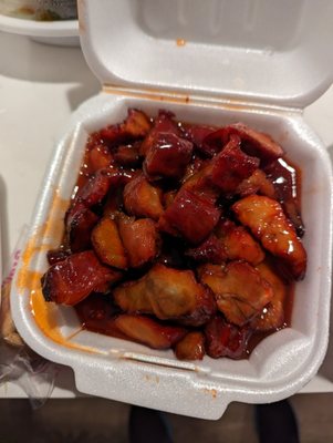 Photo of Hong Kong - Dawsonville, GA, US. a take out container of food