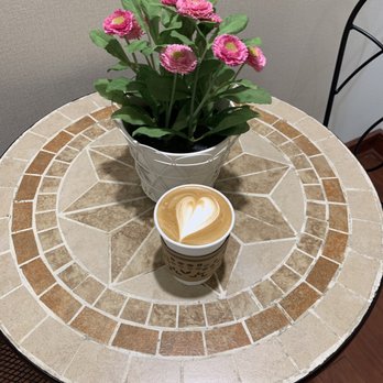 Cafe Lucky Bones - Cappuccino beautifully presented. - Breakfast & Brunch Near Me - Evesham Township, New Jersey