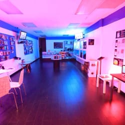Smart Shop - All lit up! Smart home scenes at night