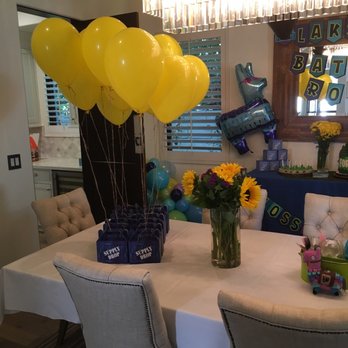 Balloons in LA - Yellow  balloons for my son's Fortnite goodie boxes. - Party & Event Planning Near Me