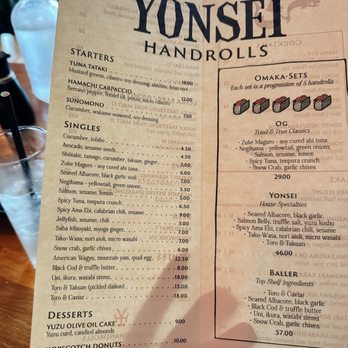 Yonsei Handrolls - Japanese Near Me - Oakland, California Yonsei Handrolls - Japanese Near Me - Oakland, California
