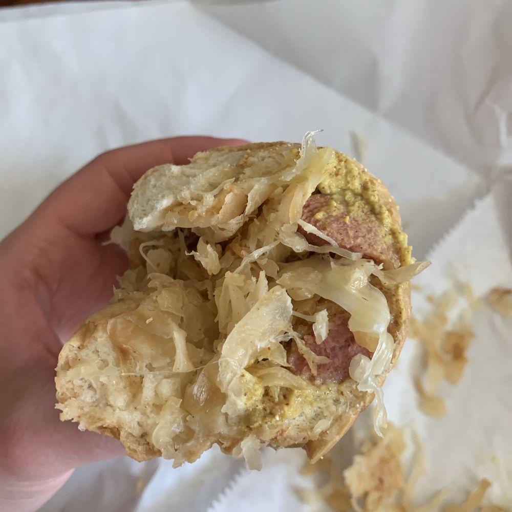 Sauerkraut Hotdog Sauerkraut Hotdog