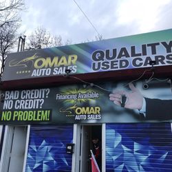 Omar Auto Sales - Front of business.