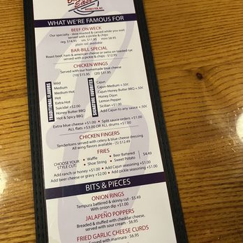 Bar-Bill East - Menu 2 - Pizza Near Me - Rochester, New York Bar-Bill East - Menu 2 - Pizza Near Me - Rochester, New York
