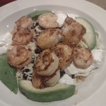 Poblano's Mexican Grill - Rice bowl with avocado, black beans, shredded cheese, sour cream & grilled shrimp. - Mexican Near Me - Lawrenceville, Georgia