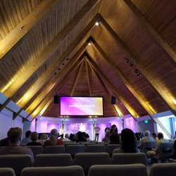 Hillside Church of Marin - Corte Madera - The seats get filled with few are left empty once the service officially starts