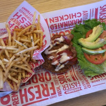 Smashburger - Avocado burger with their signature fries! - Burgers Near Me - Houston, Texas Smashburger - Avocado burger with their signature fries! - Burgers Near Me - Houston, Texas