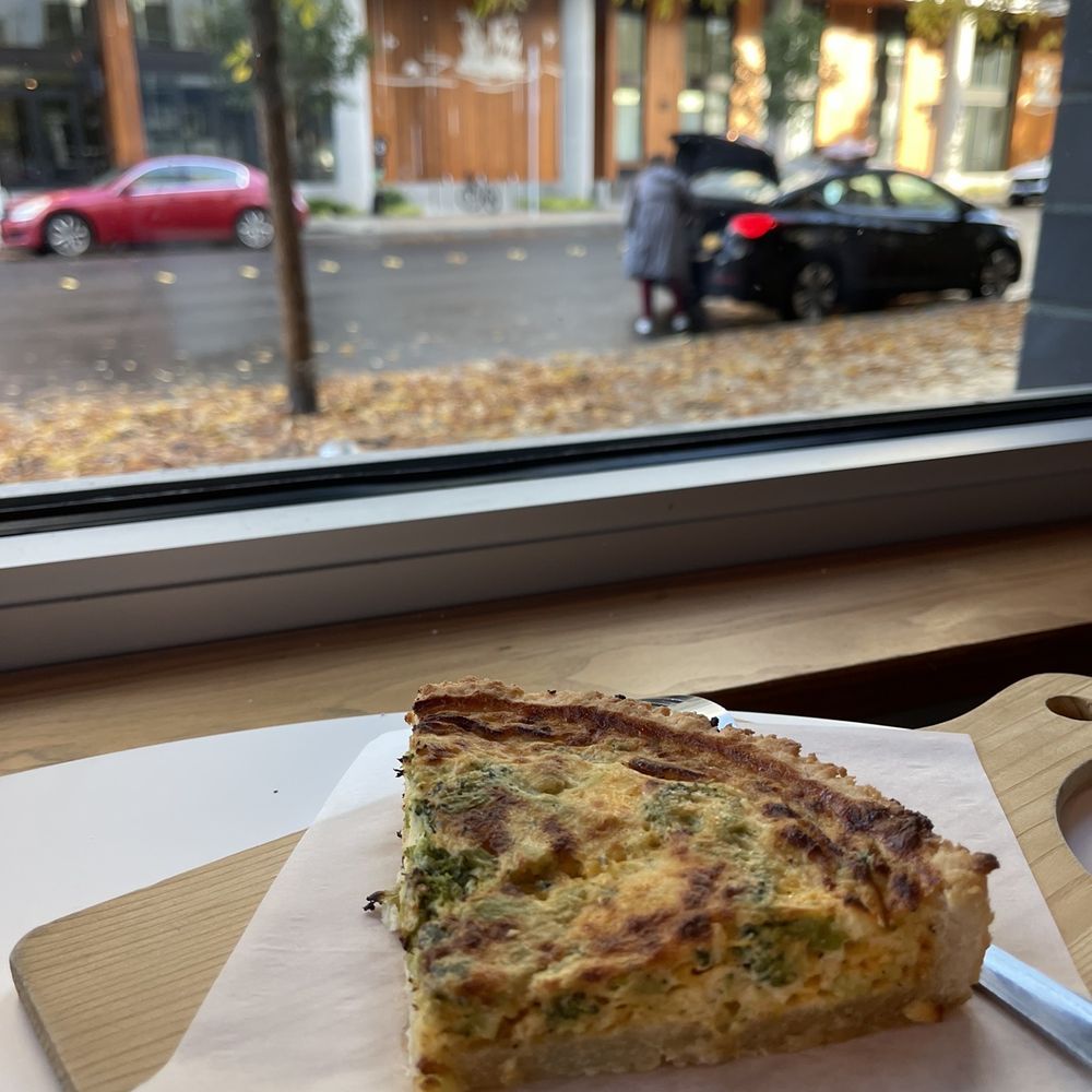 River Trail Roasters - Broccoli cheddar quiche - Coffee Roasteries Near Me - Redmond, Washington River Trail Roasters - Broccoli cheddar quiche - Coffee Roasteries Near Me - Redmond, Washington