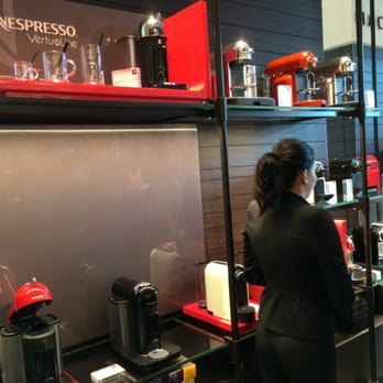 Nespresso Boutique - Wall of machines - Coffee & Tea Near Me - Laval, Quebec