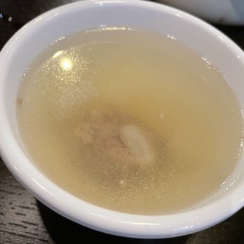 Claypot Kitchen - The clay pot chicken/mushroom came with a small soup. - Chinese Near Me - Mesa, Arizona