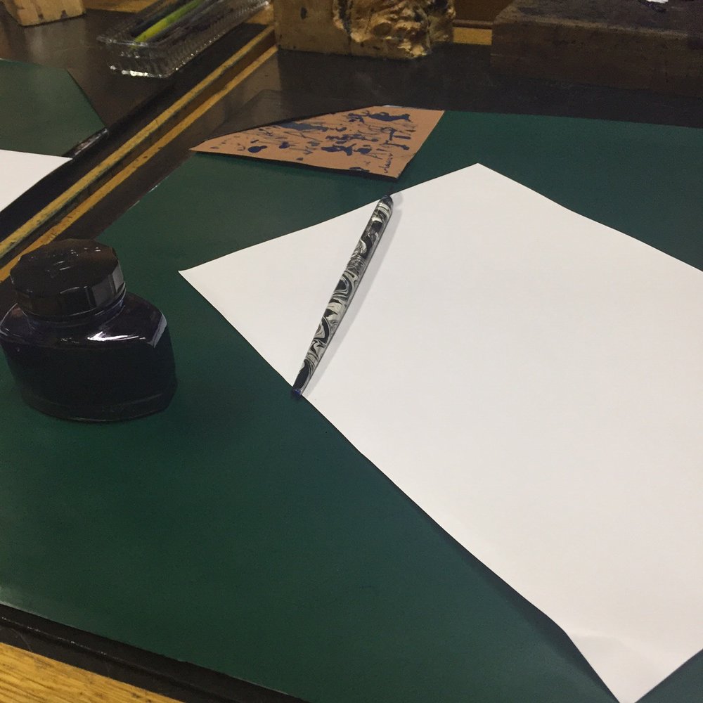 The Pen Museum - My set up before I tried to give writing a go. - Museums Near Me - Birmingham, XWM