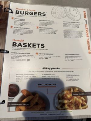 Menu photo 1 Wings and Rings Frankfort, KY