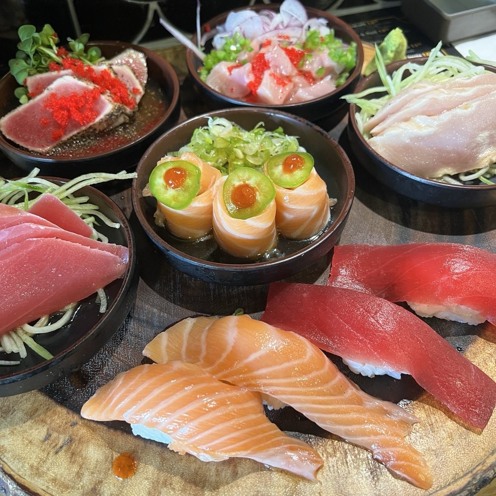 Shin’s Sushi - All Specialty Sashimi and Salmon/Tuna Nigiri - Sushi Bars Near Me - San Luis Obispo, California Shin’s Sushi - All Specialty Sashimi and Salmon/Tuna Nigiri - Sushi Bars Near Me - San Luis Obispo, California