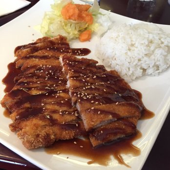 Satto Sushi - Pork Katsu (w/ miso soup) - $15.95 - Korean Near Me - Mount Pocono, Pennsylvania