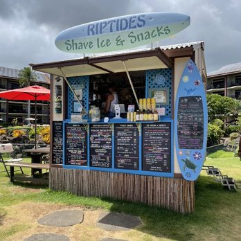 Riptides Shave Ice & Snacks - Front - Shaved Ice Near Me - Koloa, Hawaii