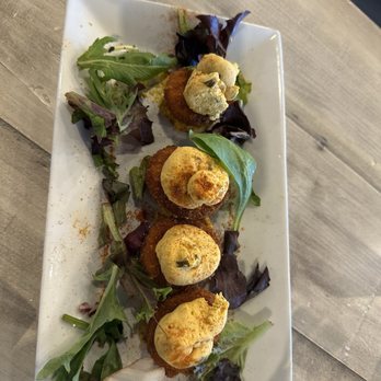 Miss Toya's - Fried deviled eggs - Southern Near Me - Gambrills, Maryland Miss Toya's - Fried deviled eggs - Southern Near Me - Gambrills, Maryland