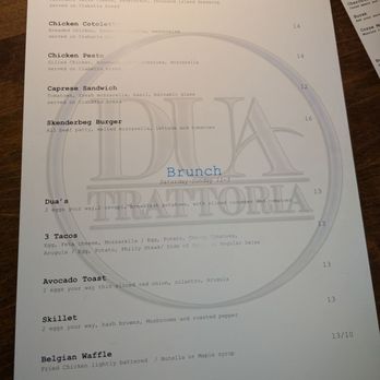 Dua Trattoria - Lunch and Brunch Menu - Mediterranean Near Me - Frisco, Texas Dua Trattoria - Lunch and Brunch Menu - Mediterranean Near Me - Frisco, Texas