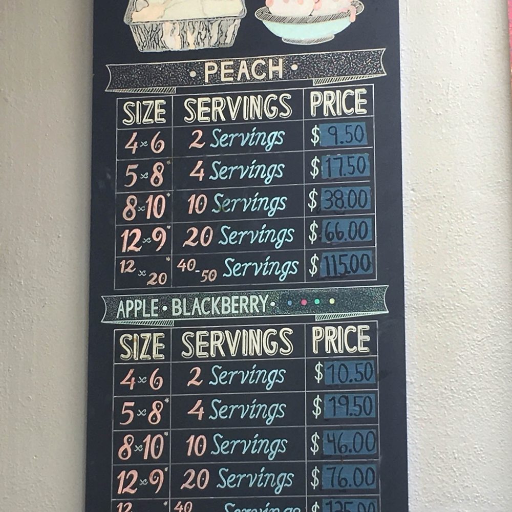 Clifton's Gourmet Barbecue - Cobbler menu on 17 Jan 2026 - Southern Near Me - Pasadena, California