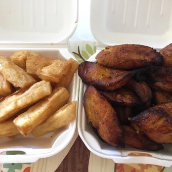 Super Chicken - Small yuca fries. Large Plantains - Latin American Near Me - Vienna, Virginia