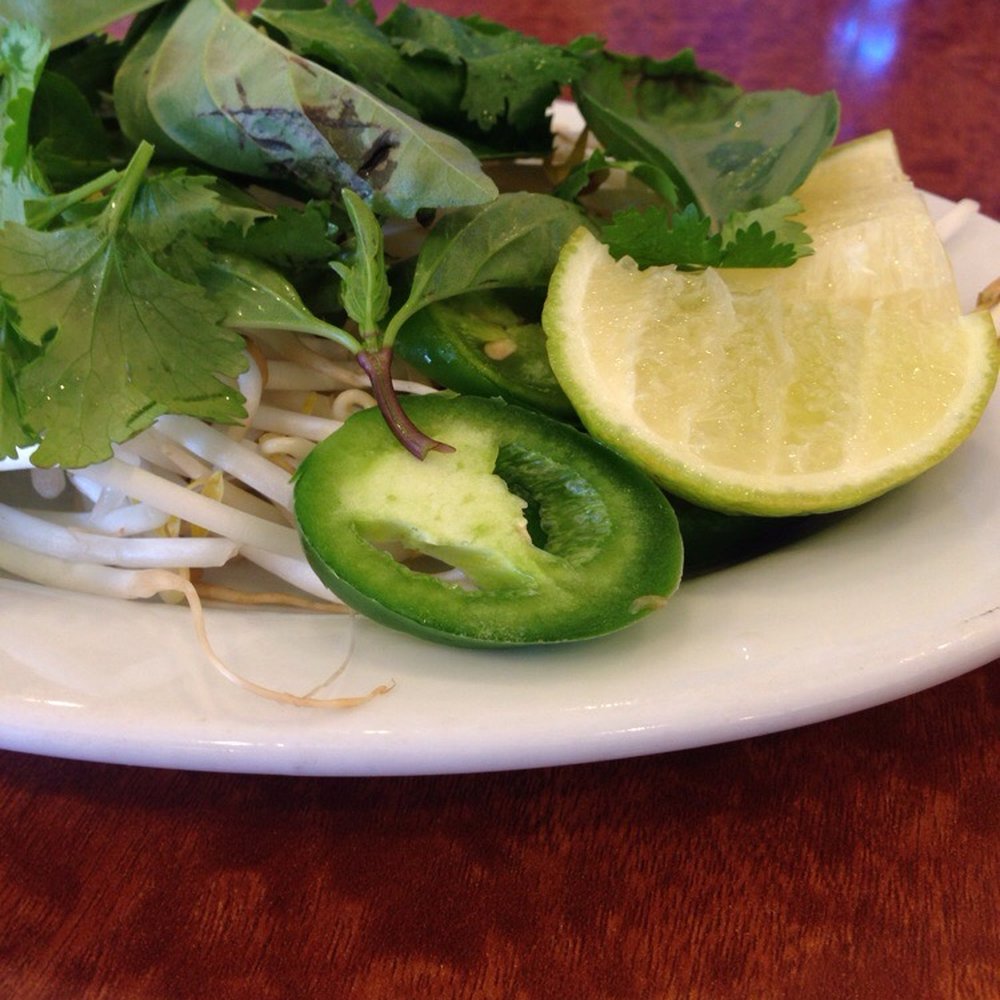 Pho So 1 - Basil lime jalapeños and bean sprouts - Vietnamese Near Me - Simi Valley, California Pho So 1 - Basil lime jalapeños and bean sprouts - Vietnamese Near Me - Simi Valley, California