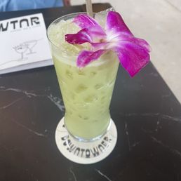 Matcha coconut drink Matcha coconut drink