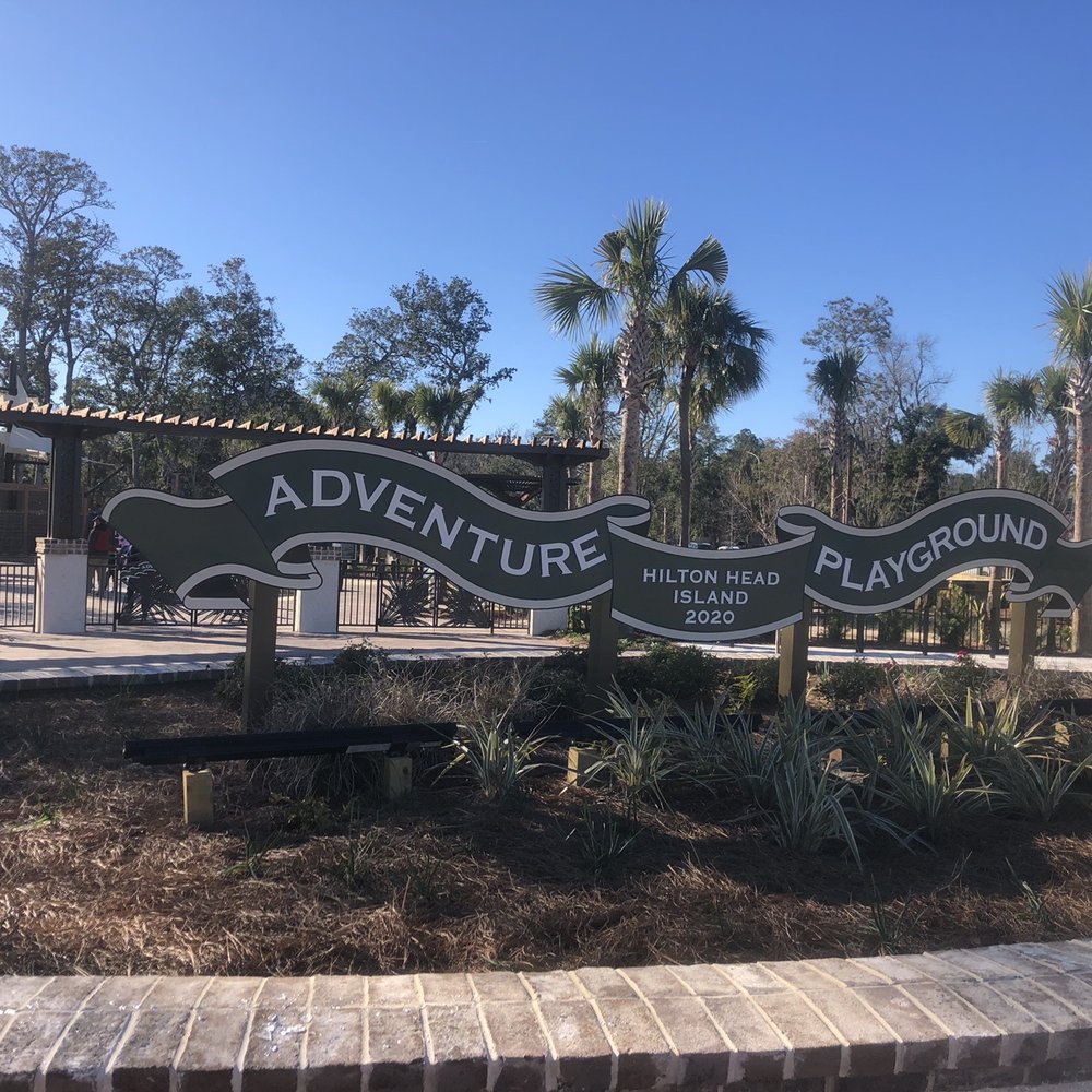 Adventure Playground - Front sign - Playgrounds Near Me - Hilton Head Island, South Carolina