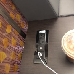 Richard L. Roudebush Veterans' Administration Medical Center - Phone charging stations are in the lobby.