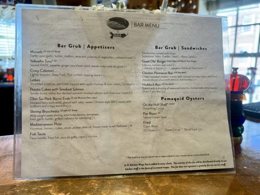 Menu photo 2 Damariscotta River Grill Damariscotta, ME